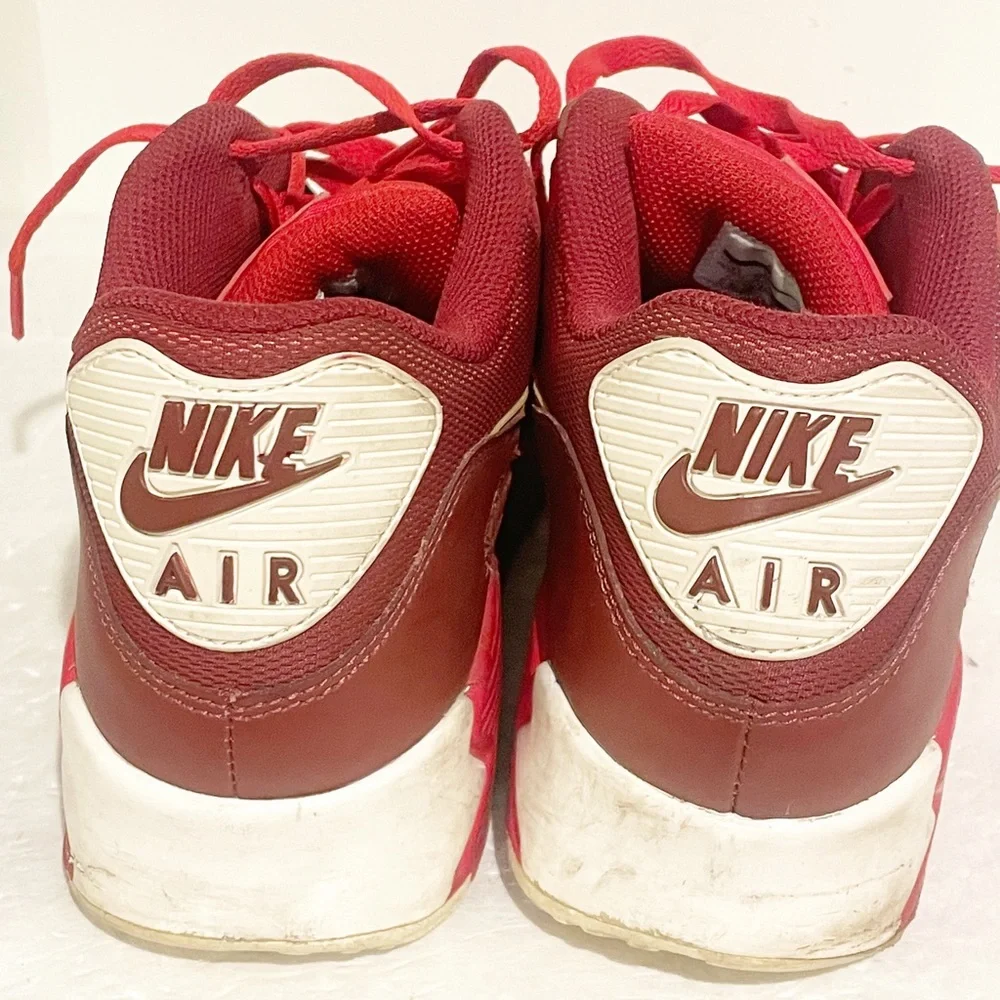 Nike Mens Size 11 Red Air Max 90 Iron Man 537384-607 Low Top Sneaker_5
